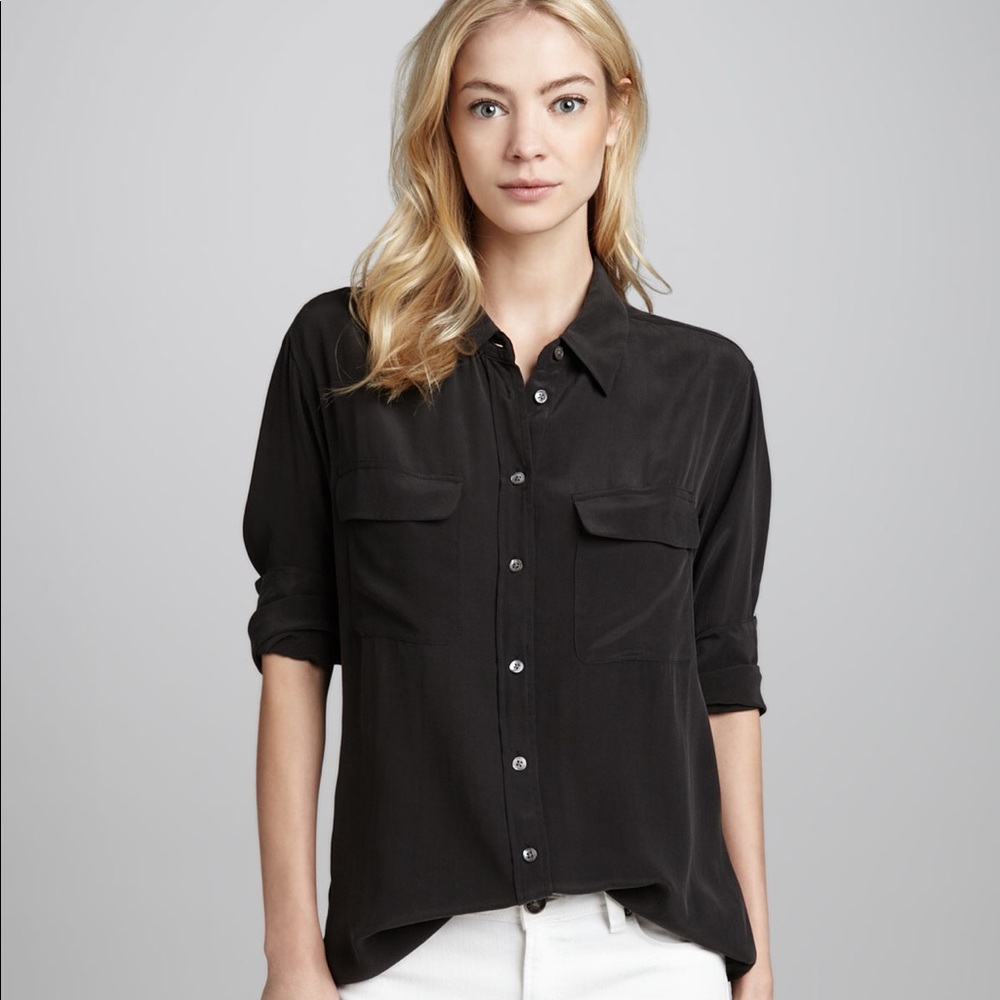 Equipment 100% Silk Button-Up Great Used Condition